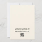 あれはアモーレイタリアン手描きブライダルシャワー 招待状 (裏面)