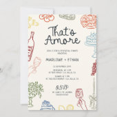 あれはアモーレカラフルリハ図解入りの、写真付きのーサルディナー 招待状 (正面)