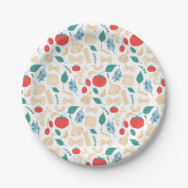 あれはアモーレクラシックパスタイタリアンシェイプ&ソース ペーパープレート