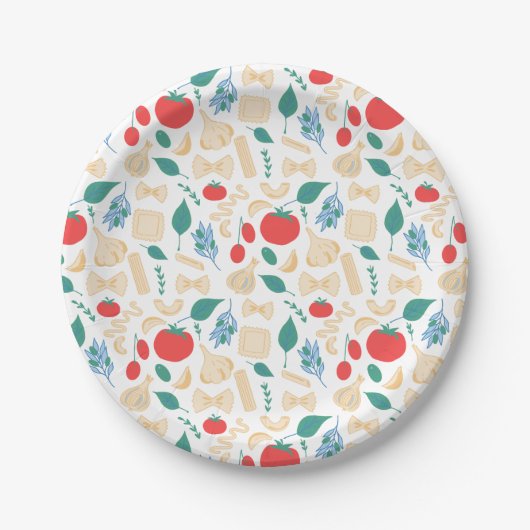 あれはアモーレクラシックパスタイタリアンシェイプ&ソース ペーパープレート (正面)