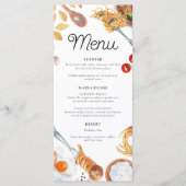 あれはアモーレスクイタリアンリッ結婚トのディナーメニュー メニュー (正面)