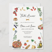 あれはアモーレハイタリアンーサルディナー招待状 招待状 (正面)