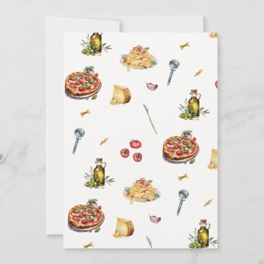 あれはアモーレハイタリアンーサルディナー招待状 招待状 (裏面)