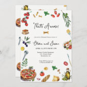 あれはアモーレハイタリアンーサルディナー招待状 招待状 (正面/裏面)