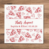 あれはアモーレハンドドローピザシックパーティー結婚ズ スタンダードカクテルナプキン