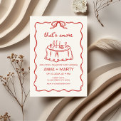 あれはアモーレハンドレッド図解入りの、写真付きの婚約パーティだ 招待状