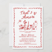 あれはアモーレフランスのインスパイアブライダルシャワー 招待状 (正面)