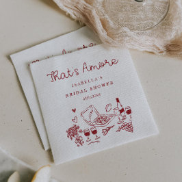 あれはアモーレブライダルシャワー スタンダードカクテルナプキン