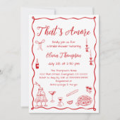 あれはアモーレブライダルシャワー 招待状 (正面)