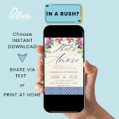 あれはアモーレブーゲンビリアイタリアンブライダルシャワー 招待状