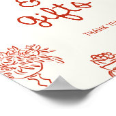 あれはアモーレレッドカー図解入りの、写真付きのド&ギフト ポスター (角)