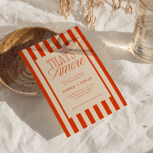 あれはアモーレレッドストライプ婚約パーティ