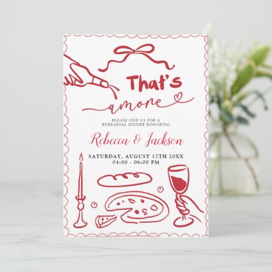 あれはアモーレレッドピザリハイタリアンーサルディナー 招待状 (スタンド正面)