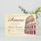 あれはアモーレヴィンテージイタリアンブライダルシャワー 招待状 (スタンド正面)