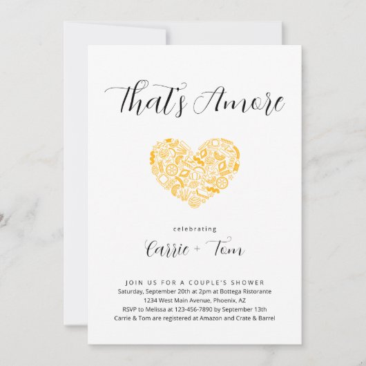 あれはアモーレ招待状 招待状 (正面)