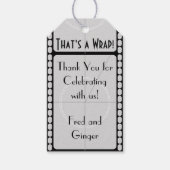 「あれはラップだ」フィルムストリップメッセージカード ギフトタグ (正面)