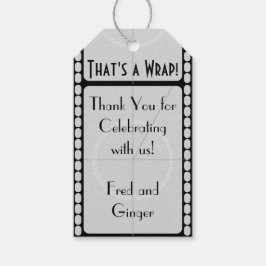 「あれはラップだ」フィルムストリップメッセージカード ギフトタグ