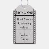 「あれはラップだ」フィルムストリップメッセージカード ギフトタグ (裏面)