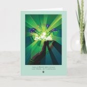 あれは勇敢な人が我々の戸口を叩く カード (正面)