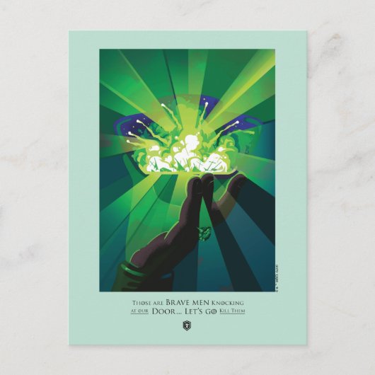 あれは勇敢な人が我々の戸口を叩く ポストカード (正面)