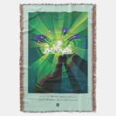 あれは勇敢な男達が我々の戸をたたいている スローブランケット (正面縦)