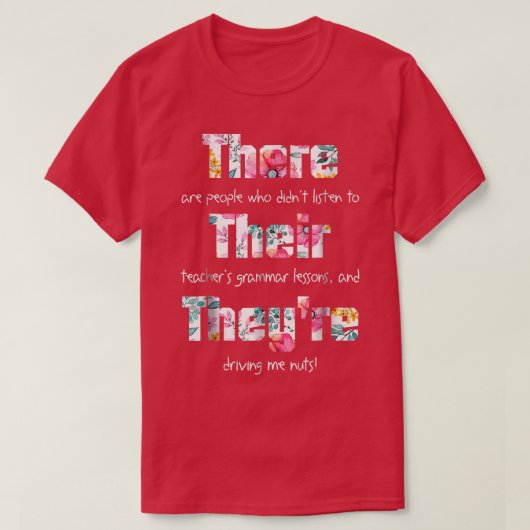 あれは英語の文法Tシャツおもしろいだ Tシャツ (デザイン正面)