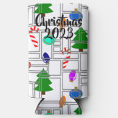 あわてたクリスマス スリム缶クーラー (正面)