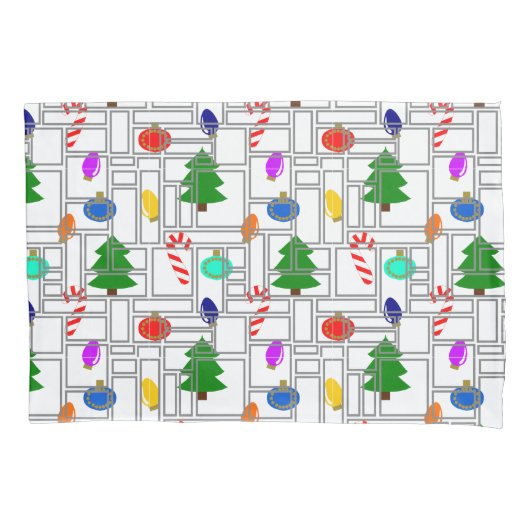 あわてたクリスマス 枕カバー (正面)
