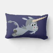 あわてて枕を上げた可愛い漫画 ランバークッション (裏面)