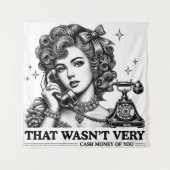 あんたのミームの現金じゃなかったおもしろい タペストリー (正面)