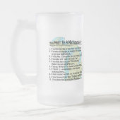 あんたはミチグランもしダー: フロストグラスビールジョッキ (左)