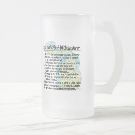 あんたはミチグランもしダー: フロストグラスビールジョッキ (右)