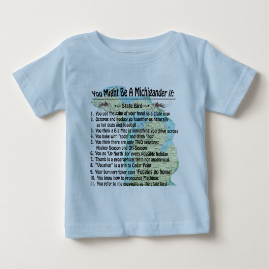 あんたはミチグランもしダー： ベビーTシャツ (正面)