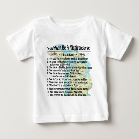 あんたはミチグランもしダー: ベビーTシャツ (正面)