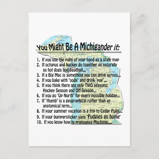 あんたはミチグランもしダー: ポストカード (正面)