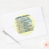 あんたはミチグランもしダー： ラウンドシール (封筒)