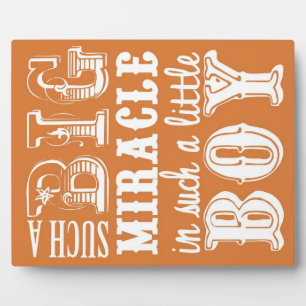 あんな大きな奇跡なんて小さな子どもだ フォトプラーク