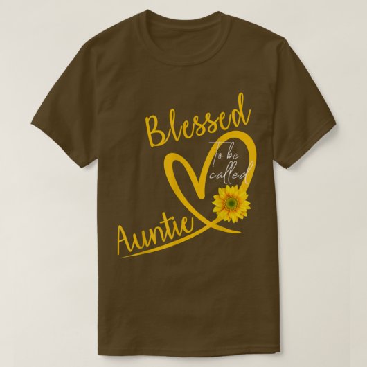 あん賛美タイハートひまわり母と呼ばれる Tシャツ (デザイン正面)