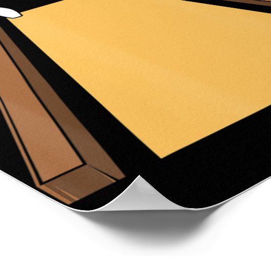 あカッコいいれはおもしろいボーリングギフトだ男性へ ポスター (角)