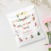 あカラフルあーおもしろい第1回クリスマスかわいい誕生日 フェイバーバッグ (封をした状態)