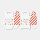 あカラフルあーおもしろい第1回クリスマスバースデーパーティー フェイバーボックス (折り畳みなし)