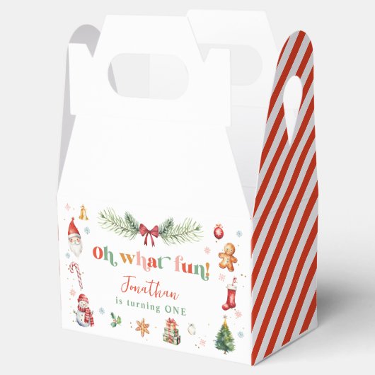 あカラフルあーおもしろい第1回クリスマスバースデーパーティー フェイバーボックス (オープン)