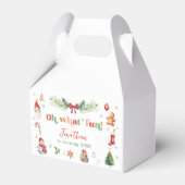 あカラフルあーおもしろい第1回クリスマスバースデーパーティー フェイバーボックス (正面サイド)