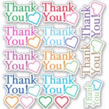 「あカラフルりがとう！」 シール