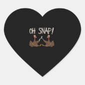 あクールあッ!ウィッシュおもしろいボーン感謝祭の_トルコ ハートシール (正面)