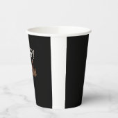 あクールあッ！ウィッシュおもしろいボーン感謝祭の_トルコ 紙コップ (左)