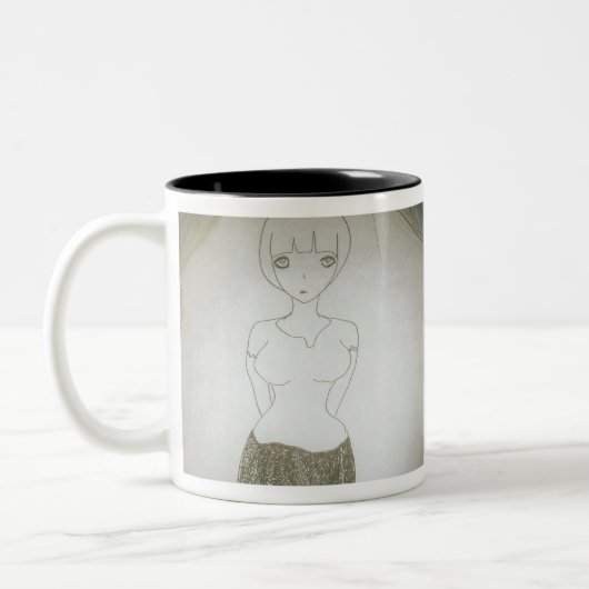 あッメリッサ何が欲しい？ ツートーンマグカップ (左)