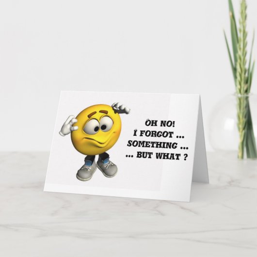 あッ！あ忘れって…何か カード (正面)