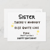 あパーソナライズされたなたの贈り物に似た人はいない ポストカード (正面/裏面)