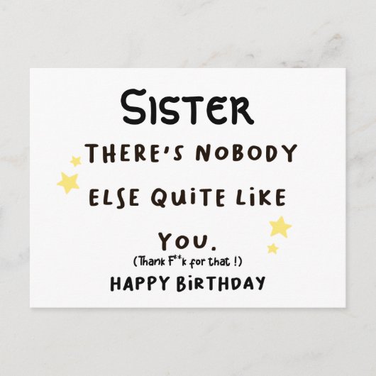 あパーソナライズされたなたの贈り物に似た人はいない ポストカード (正面)